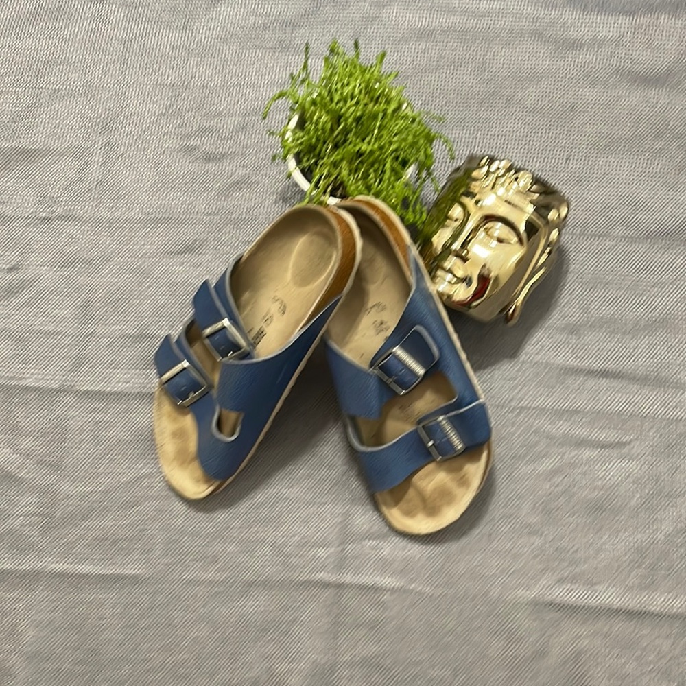 Blue Birkenstocks